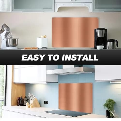 Yaocom Stainless Steel Stove Backsplash 24 x 30 Inch (61 x 76 cm) | Protects Walls from Splatter thumbnail 6