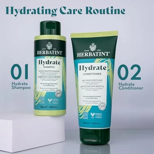 Herbatint Hydrate Conditioner for Color Treated Hair | Sulfate Free, 6.8 Fl Oz thumbnail 6