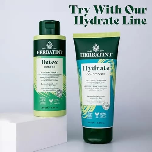 Herbatint Detox Clarifying Shampoo 8.8 oz | Sulfate & Paraben Free Daily Hair Care thumbnail 6