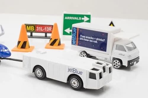 Daron jetBlue A321 Balloons Airport Playset Die-Cast Toy Ages 3+ | Authentic Airport Adventure with Die-Cast Metal thumbnail 4