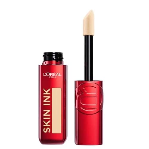 L'Oreal Paris Infallible Skin Ink 2-in-1 Foundation Concealer 125 Light Warm | Up to 48HR Transfer-Resistant Matte thumbnail 1