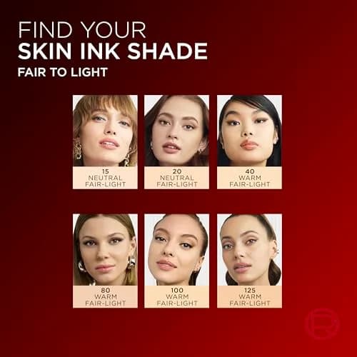 L'Oreal Paris Infallible Skin Ink 2-in-1 Foundation Concealer 125 Light Warm | Up to 48HR Transfer-Resistant Matte thumbnail 8