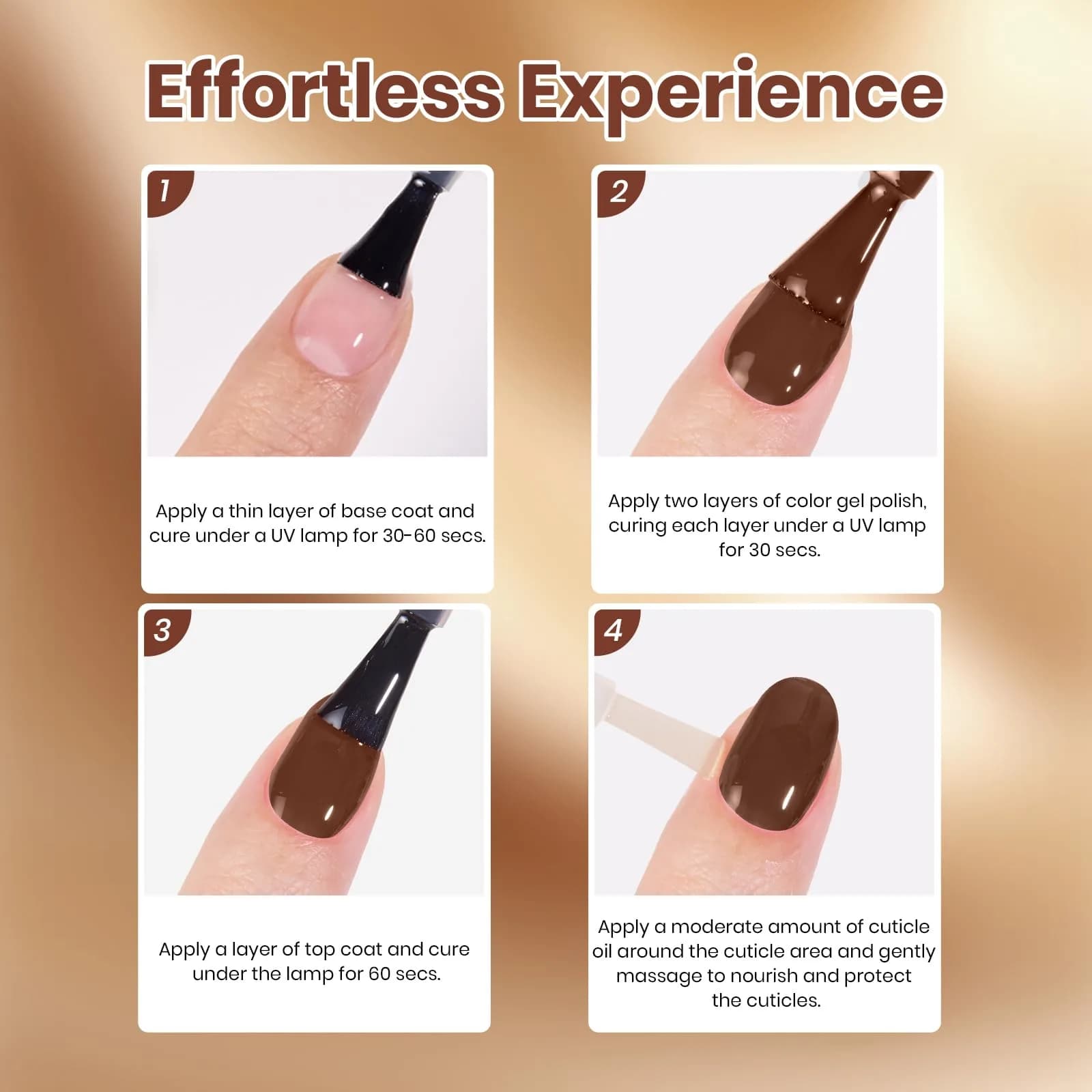 Beetles Gel Nail Polish Espresso Shot 15ml (0.51 Fl Oz) | Hema-Free Soak-Off UV/LED Gel - view 7