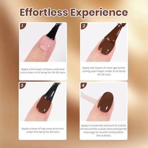 Beetles Gel Nail Polish Espresso Shot 15ml (0.51 Fl Oz) | Hema-Free Soak-Off UV/LED Gel thumbnail 7