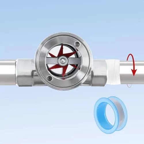 Antrader 3/4" NPT Female Stainless Steel Flow Indicator | Visual Pipeline Monitoring thumbnail 5