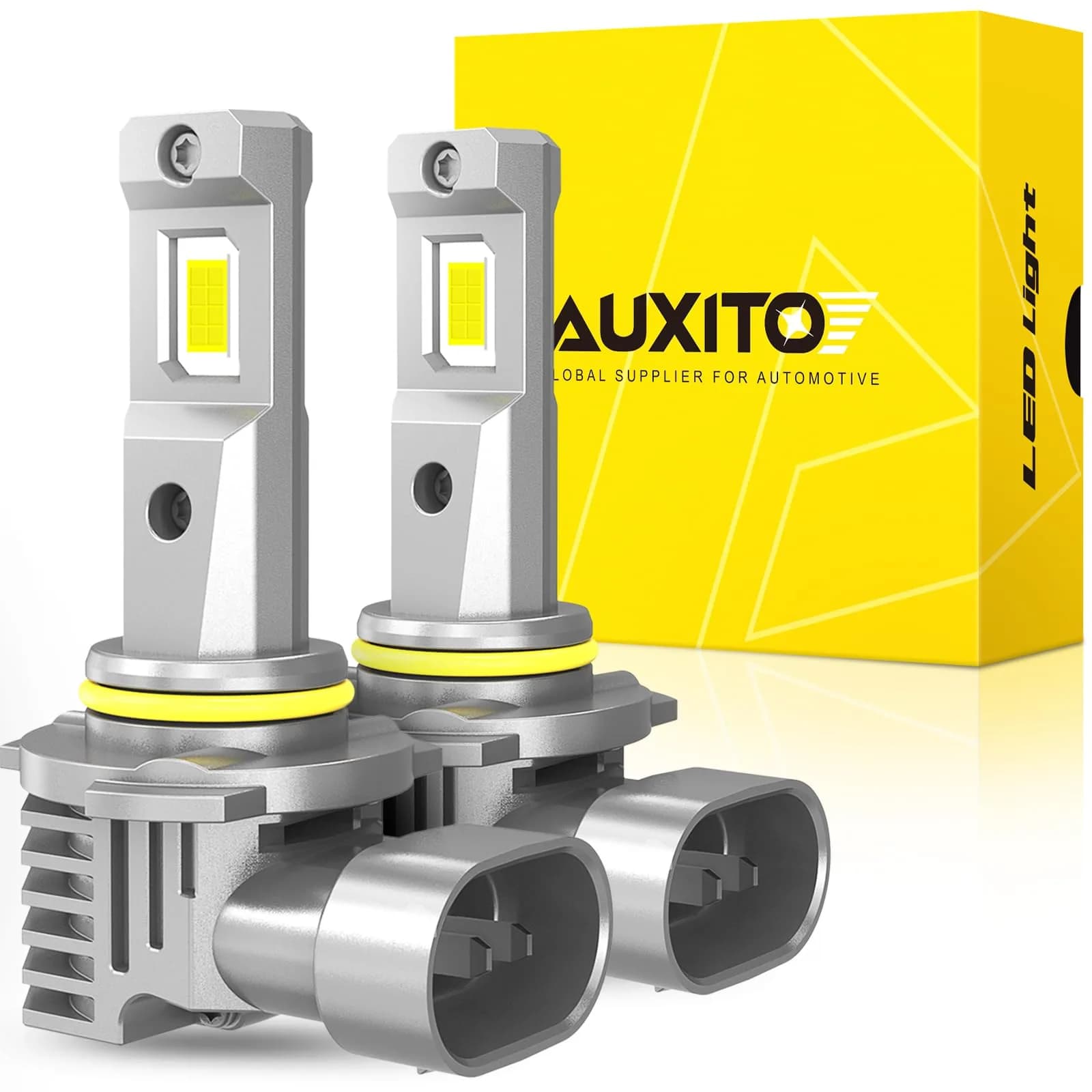 AUXITO 9005 LED Headlight Bulbs - 30000LM 6500K Cool White | 1:1 Mini Size Design - main product image