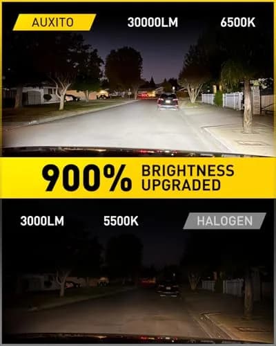 AUXITO 9005 LED Headlight Bulbs - 30000LM 6500K Cool White | 1:1 Mini Size Design thumbnail 2