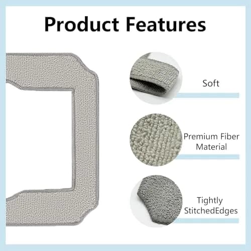 Frexusuent Replacement Mop Pads for ECOVACS Winbot Mini Window Cleaner | 12 Pcs Washable Microfiber Cleaning Rags thumbnail 5