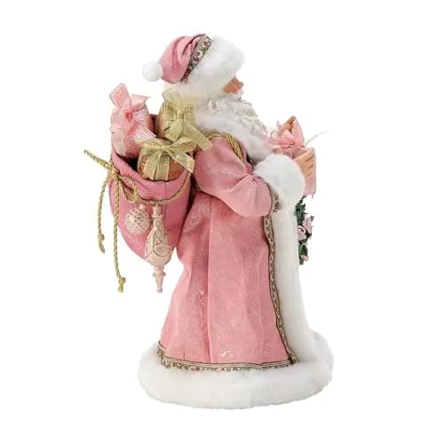 Department 56 Possible Dreams Rosy Pink Cheeks Santa Figurine 27 cm (10.5 Inch) | Hand-Crafted Christmas Tradition thumbnail 2