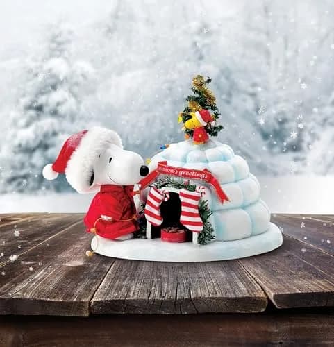Department 56 Possible Dreams Peanuts Snoopy and Woodstock Puffer Igloo Figurine, 7 Inch, Multicolor | Handcrafted Peanuts Collectible thumbnail 6