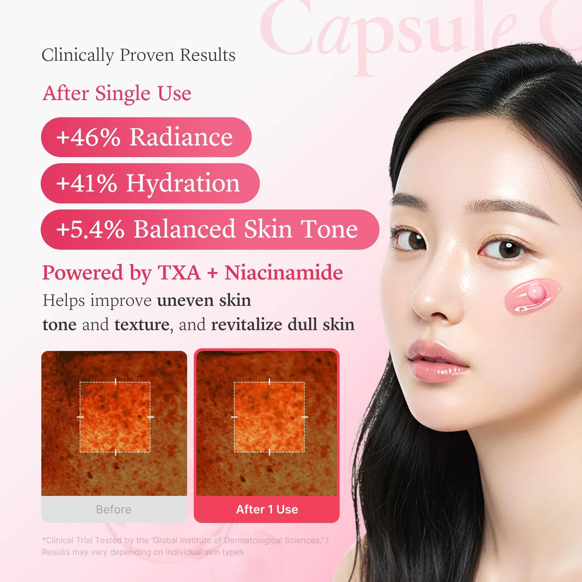 medicube Capsule Cream with TXA + Niacinamide Dual Radiance Moisturizer for Uneven Skin Tone & Texture, 55g (1.94 oz) - view 4