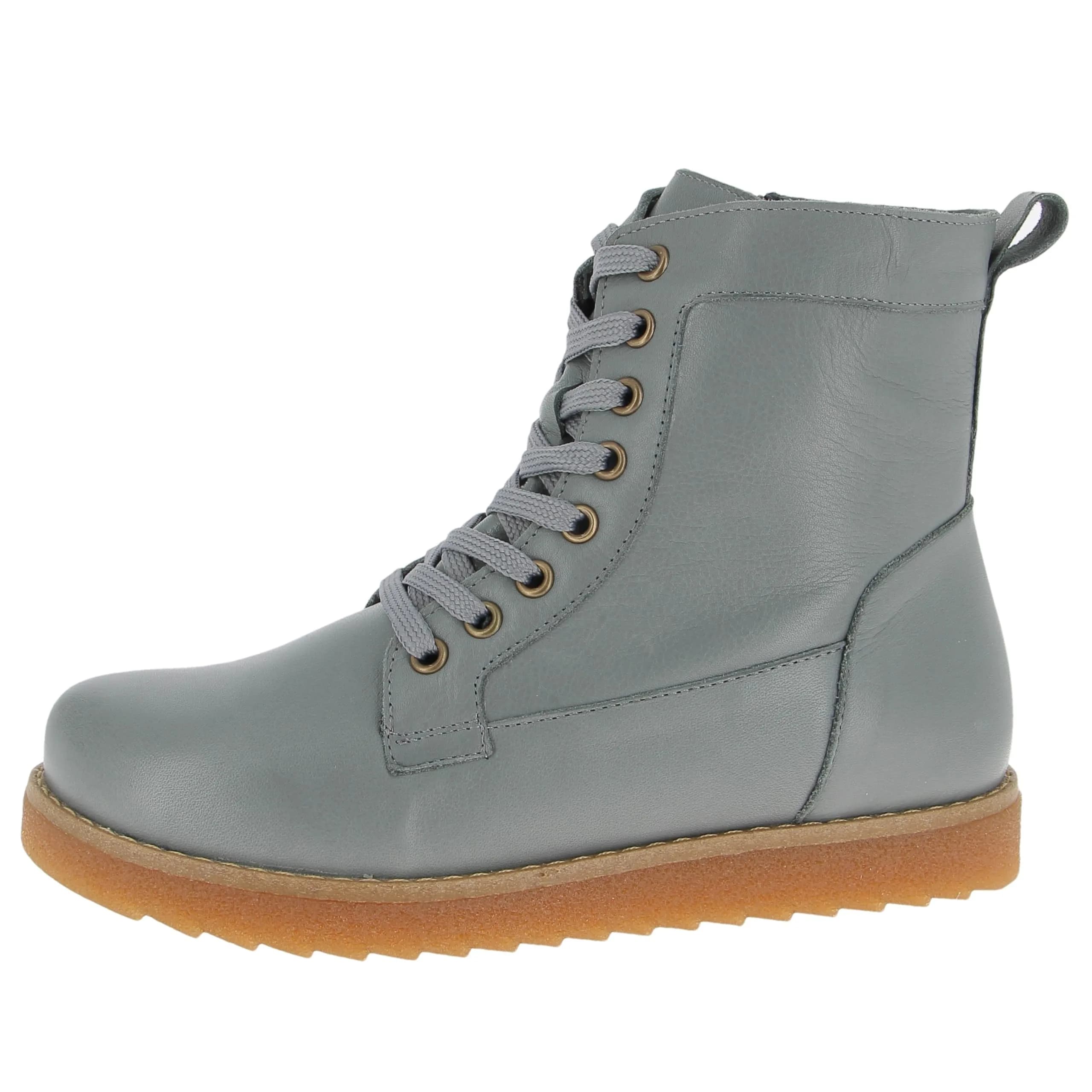 Andrea Conti Women's Ankle Boots, Charcoal, Size 38 EU | Elegant Leather Footwear with Non-Slip Sole — Charcoal