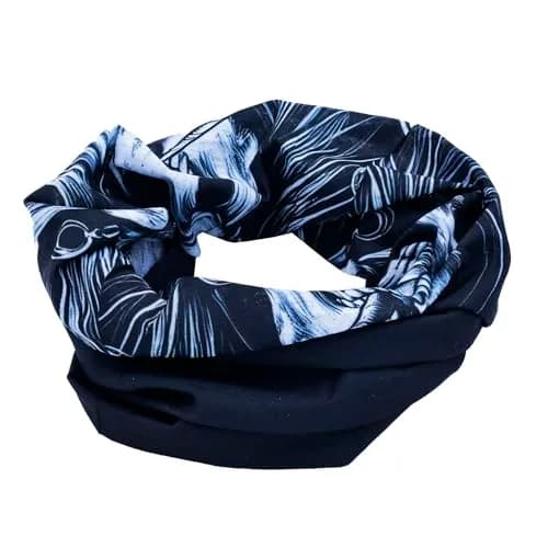 Obacle Skull With Cigar White Face 3D Skull Mask for Dust, Wind, UV Sun Protection thumbnail 4
