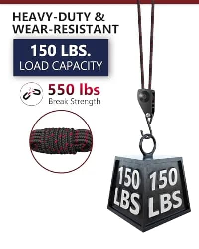 VIPARSPECTRA 1/4" Heavy Duty Adjustable Rope Hangers 8 Pack, 12FT Tie-Down | 150 lbs WLL per Ratchet thumbnail 6