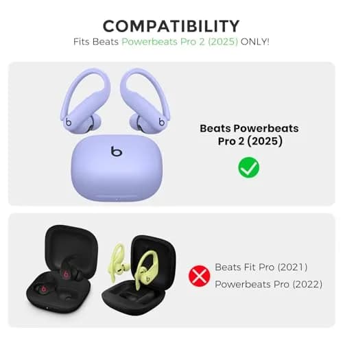 AHASTYLE Silicone Case for Beats Powerbeats Pro 2 (2025) Quick Sand | Protects & Showcases Logo thumbnail 2