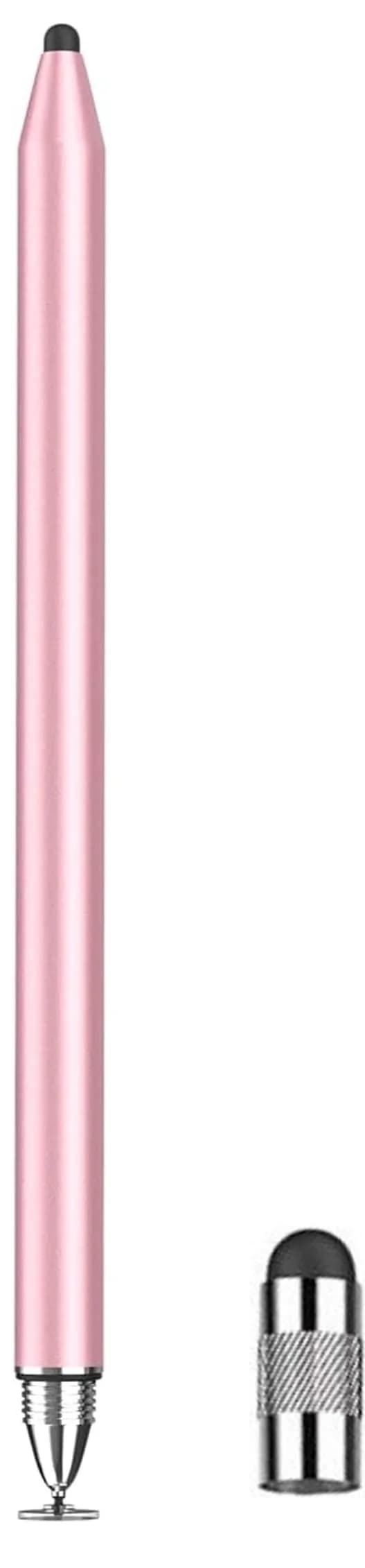 fllynewrite 3-in-1 Stylus Pen for Samsung Galaxy Tab A9+/A8/A7/A7 Lite & iPad Pro/iPhone/Fire/Surface, Rose Gold (1 Disc Tip + 1 Cap) - view 5