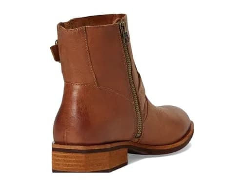 KORK-EASE Ellinor Women's Boot 9.5 Medium | Polished Leather Ankle Boot with Zipper & Buckled Straps thumbnail 5