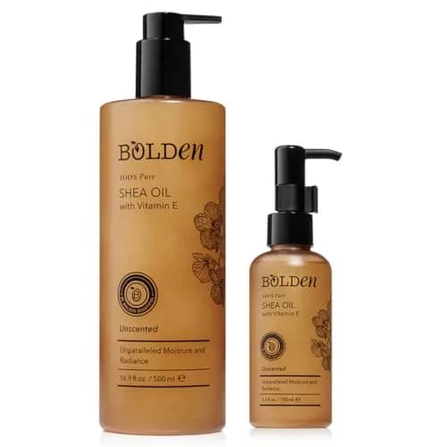 BOLDEN Shea Oil with Vitamin E, Unscented 499ml (16.9 Fl Oz) | Deeply Moisturizes Dry Skin thumbnail 4