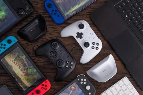8Bitdo Ultimate 2 Bluetooth Controller for Switch & Windows PC | Pro Gaming with TMR Joysticks thumbnail 4