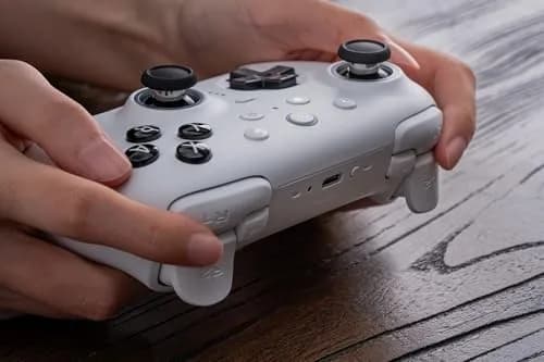 8Bitdo Ultimate 2 Bluetooth Controller for Switch & Windows PC | Pro Gaming with TMR Joysticks thumbnail 8
