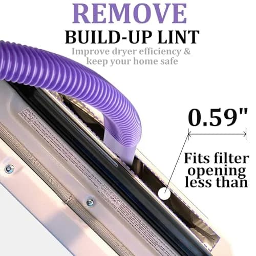 Fullclean Dyson Vacuum Cleaner Attachment Kit with Hose, Crevice Tool & Dryer Vent Cleaner (Gray) thumbnail 3