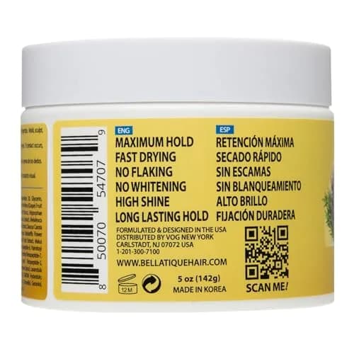 PINK LEMON Braiding Gel Peppermint 5 oz | Maximum Hold, No Flaking, High Shine thumbnail 8