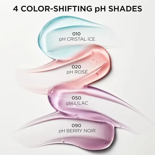 L'Oreal Paris Plump Ambition pH Hyaluron Lip Oil, pH Cristal Ice 0.16 Fl Oz | Hydrating, Plumping, Color Changing Lip Oil thumbnail 4