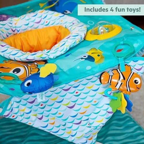 Bright Starts Disney Baby Finding Nemo Pop 'N Jump Portable Baby Jumper | Foldable Indoor/Outdoor Ages 6–12 Months thumbnail 7