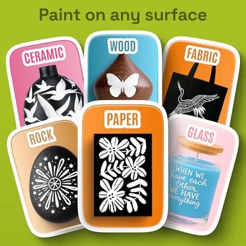 ARTISTRO White Dual-Tip Acrylic Paint Marker Pens (5 Count) | ASTM D-4236 Certified thumbnail 3