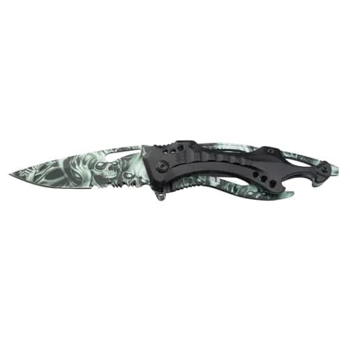 Tac-Force Folding Pocket Knife, 3.25 inch Half Serrated Blade | Versatile EDC Tool for Outdoors & Tactical Use thumbnail 4