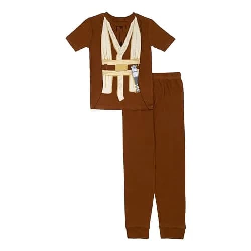 STAR WARS Boys' 2-Piece Snug-fit Cotton Pajama Set Size 8 | Officially Licensed Lucas Star Wars Merchandise thumbnail 1