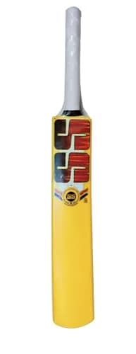 SS Sunridges TABAKH Plastic Cricket Bat for Kids Size 0 Yellow | Lightweight & Durable for Casual Play thumbnail 1