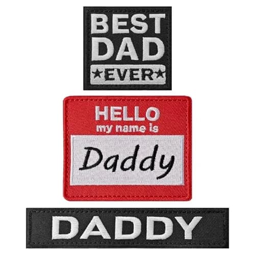 Harsgs Daddy Patches 3-Pack | Tactical Morale Patches with Hook & Loop thumbnail 1
