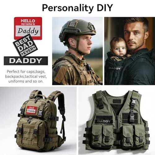 Harsgs Daddy Patches 3-Pack | Tactical Morale Patches with Hook & Loop thumbnail 5