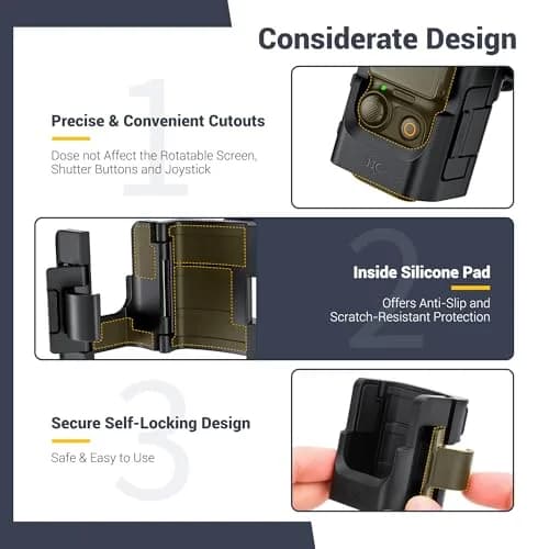 JJC Expansion Adapter for DJI Osmo Pocket 4P 4 3 | Lightweight Camera Mount Accessory thumbnail 4