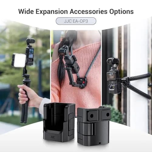 JJC Expansion Adapter for DJI Osmo Pocket 4P 4 3 | Lightweight Camera Mount Accessory thumbnail 6