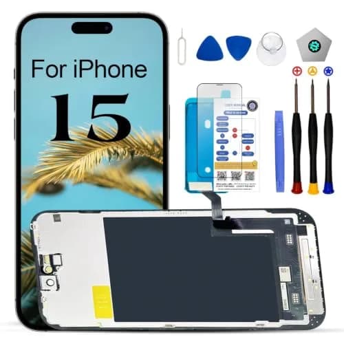 EFAITHLIFE iPhone 15 Screen Replacement 6.1 inch LCD Display with Tools Set thumbnail 1