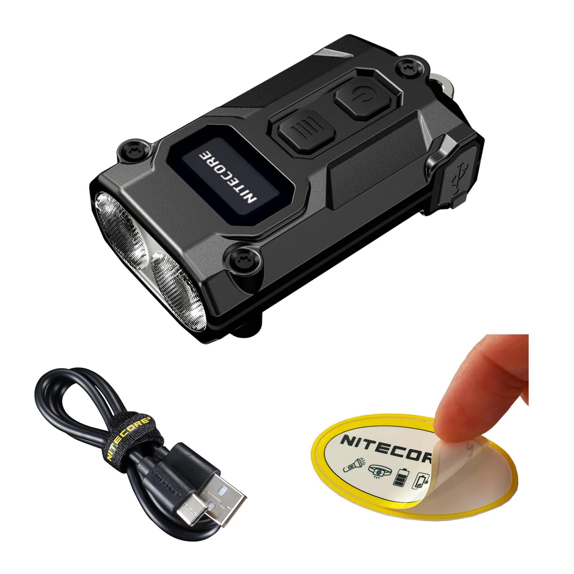 Nitecore TINI 3 Keychain Flashlight 600 Lumens | USB-C Rechargeable, 3 Color Temps, 98yd Beam - main product image
