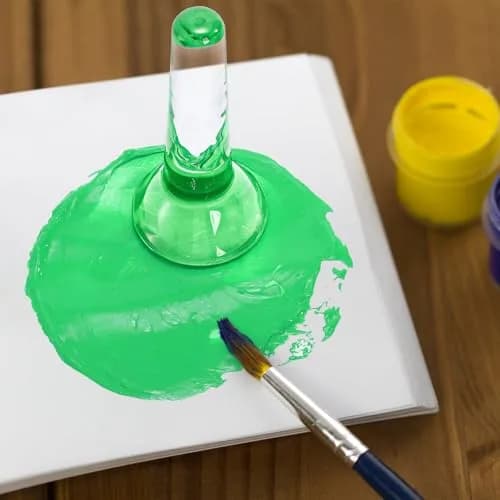 ZEAYEA Glass Muller for Paint Making 1.9 inch | Artist Pigment Grinding Tool thumbnail 7