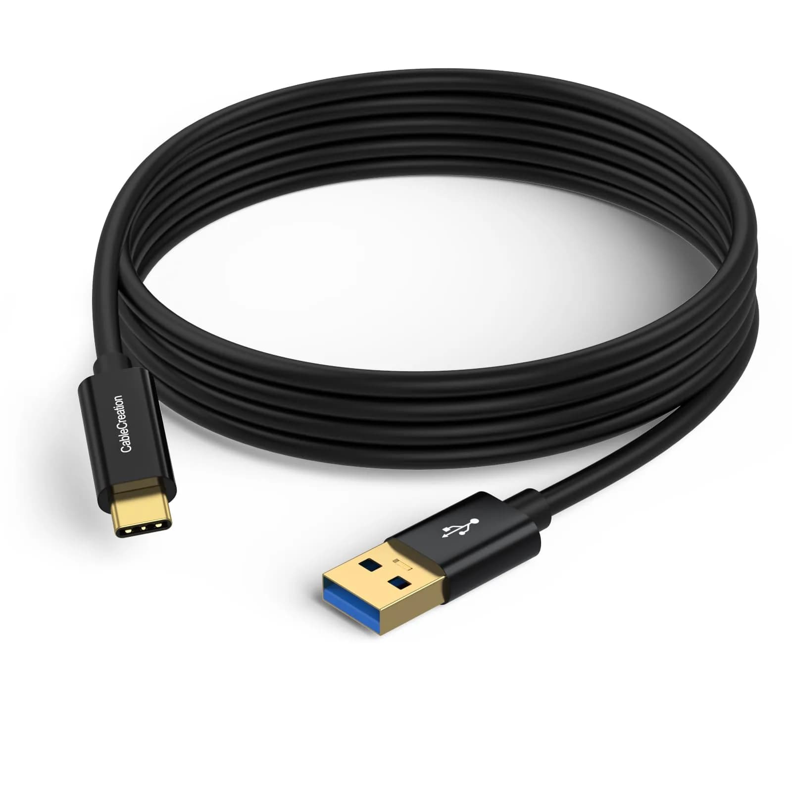 CableCreation Dark Black USB A to USB C Cable 1.5m (5FT) | 10Gbps Data Transfer & 60W Charging - view 2