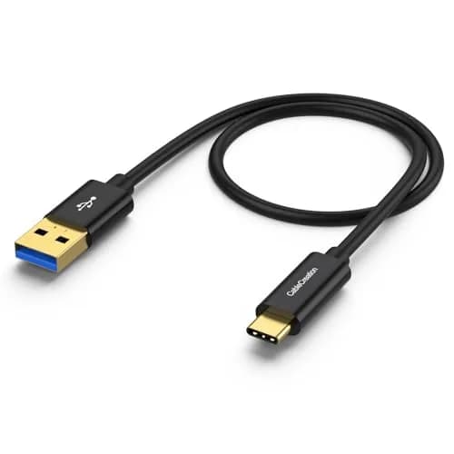 CableCreation 3FT USB C to USB A Cable - Dark Black, 10Gbps Data Transfer & 60W Charging thumbnail 1