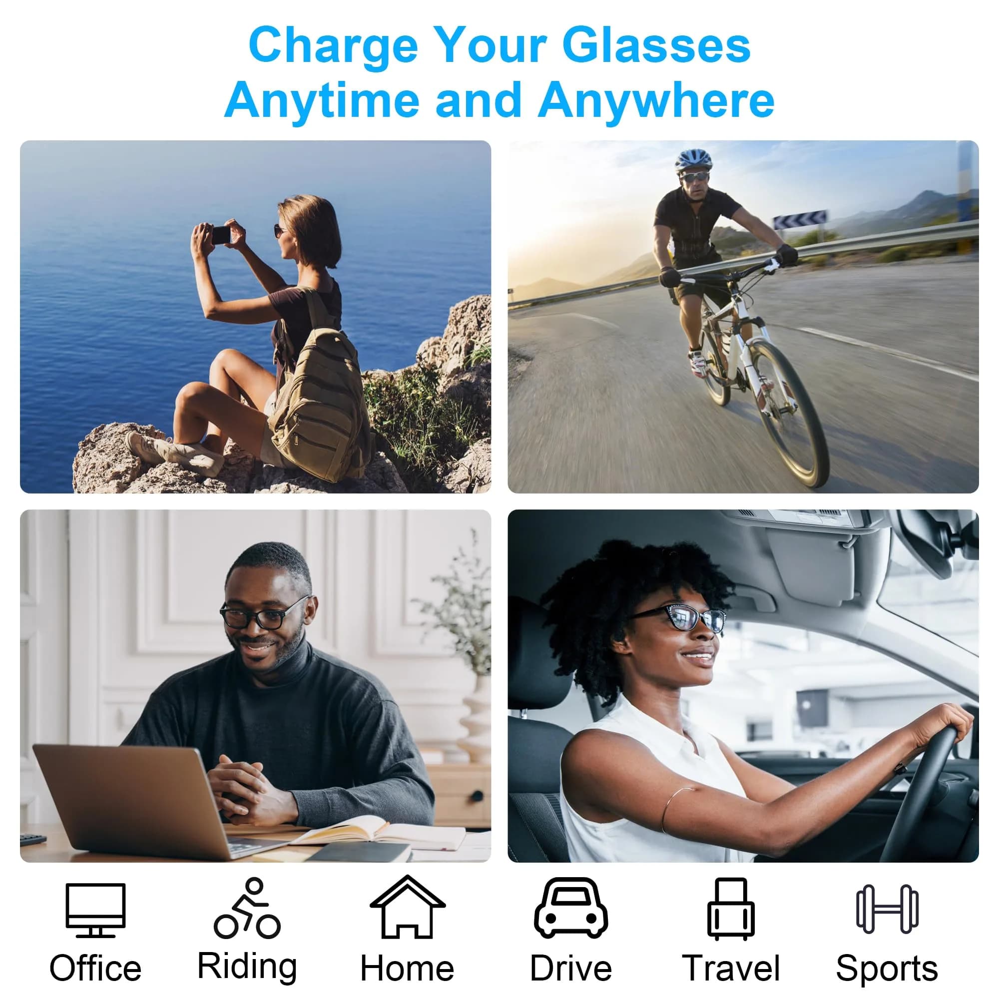 RCstyle Charging Cable for Ray-Ban Meta Gen 2/1 & Oakley Meta HSTN Smart Glasses, 1.2m (3.9ft) | Safe & Portable Charging - view 7