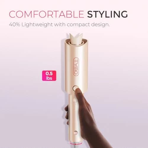 TYMO CURLPRO Automatic Rotating Curling Iron 25mm (1 inch) | Beach Waves Hair Curler with Ionic Technology thumbnail 4
