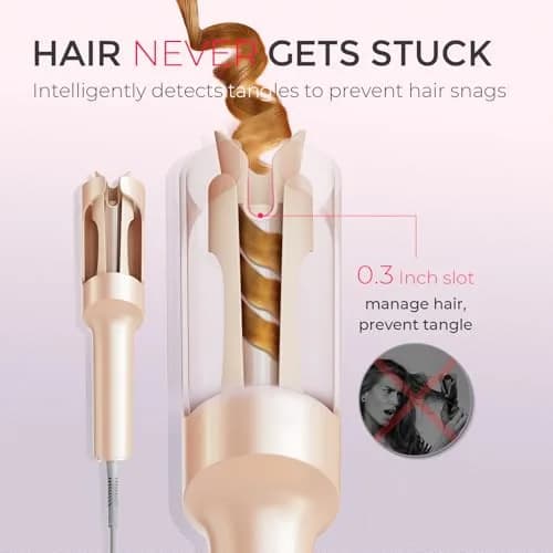 TYMO CURLPRO Automatic Rotating Curling Iron 25mm (1 inch) | Beach Waves Hair Curler with Ionic Technology thumbnail 6