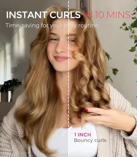 TYMO CURLPRO Automatic Rotating Curling Iron 25mm (1 inch) | Beach Waves Hair Curler with Ionic Technology thumbnail 3