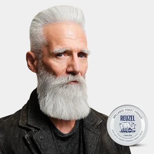 REUZEL Matte Clay Pomade 2026 Road Trip Set 3.38 oz + 1.3oz Travel Tin | Medium Hold, Matte Finish, Versatile Styling thumbnail 7