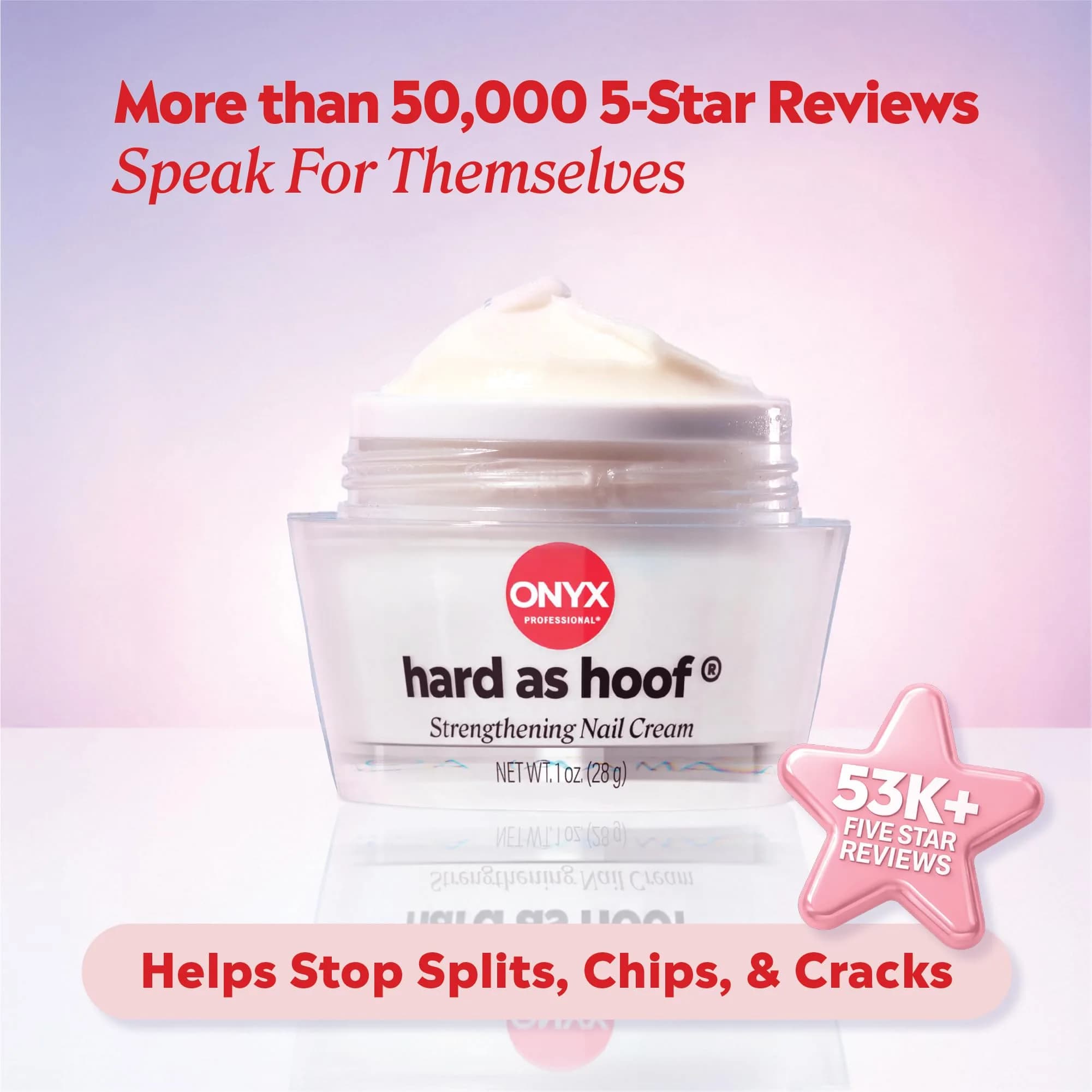 Onyx Professional Hard as Hoof Nail Strengthening Cream 29.57ml (1 oz) | Stops Splits, Chips, Cracks & Promotes Growth - view 3