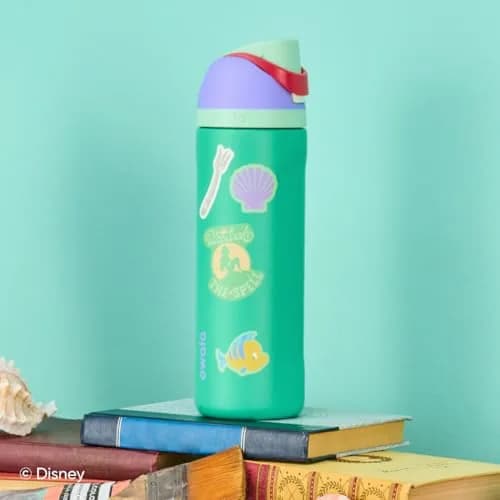 Owala Princess FreeSip Stainless Steel Water Bottle 24 oz Ariel | Disney Princess Hydration thumbnail 5
