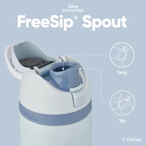 Owala Princess FreeSip Stainless Steel Water Bottle 24 oz Cinderella | Disney Princess Hydration thumbnail 2