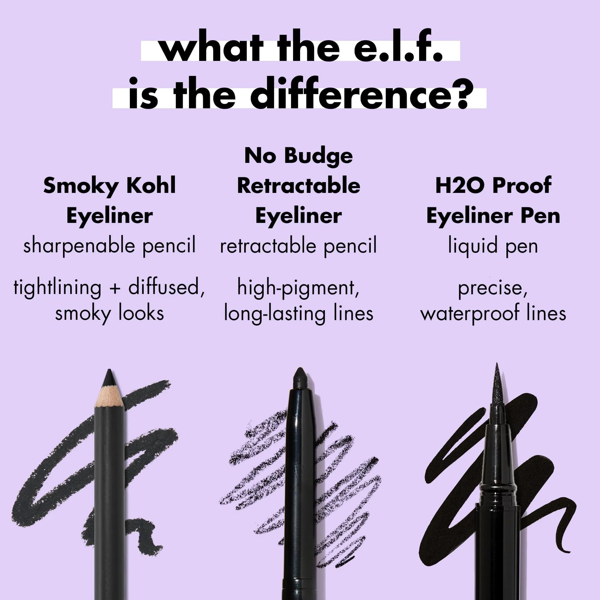 e.l.f. Smoky Kohl Eyeliner Pencil Vintage Denim | Long-Lasting, Blendable, Vegan & Cruelty-Free - view 4